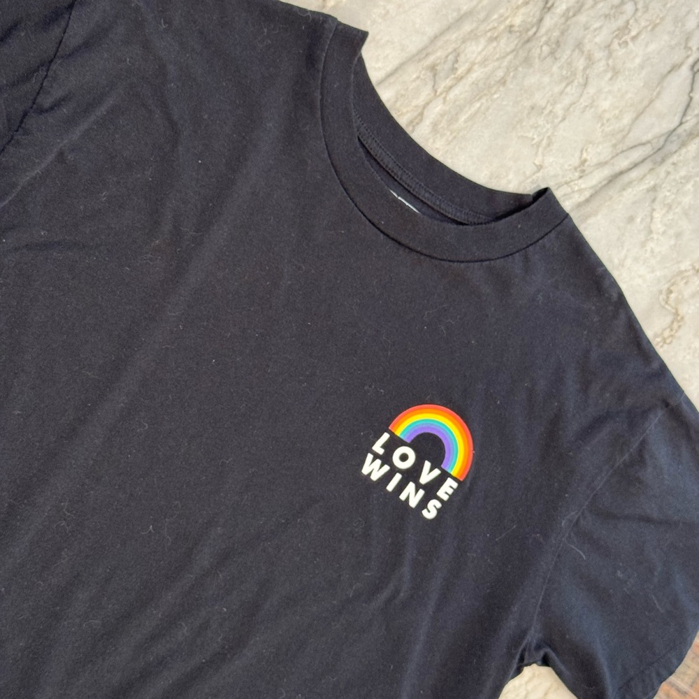 Women’s Love Wins Black Tee